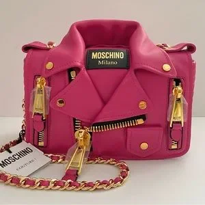 美品 MOSCHINO レア ショッピングバッグ付ジャケット 2016 ラブモスキーノ LOVE MOSCHINO JC4086PP1ELZ0000 （Z0000